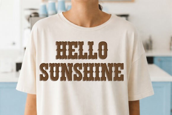 Rustic Cowboy Font PNG with transparent background - Preview 3