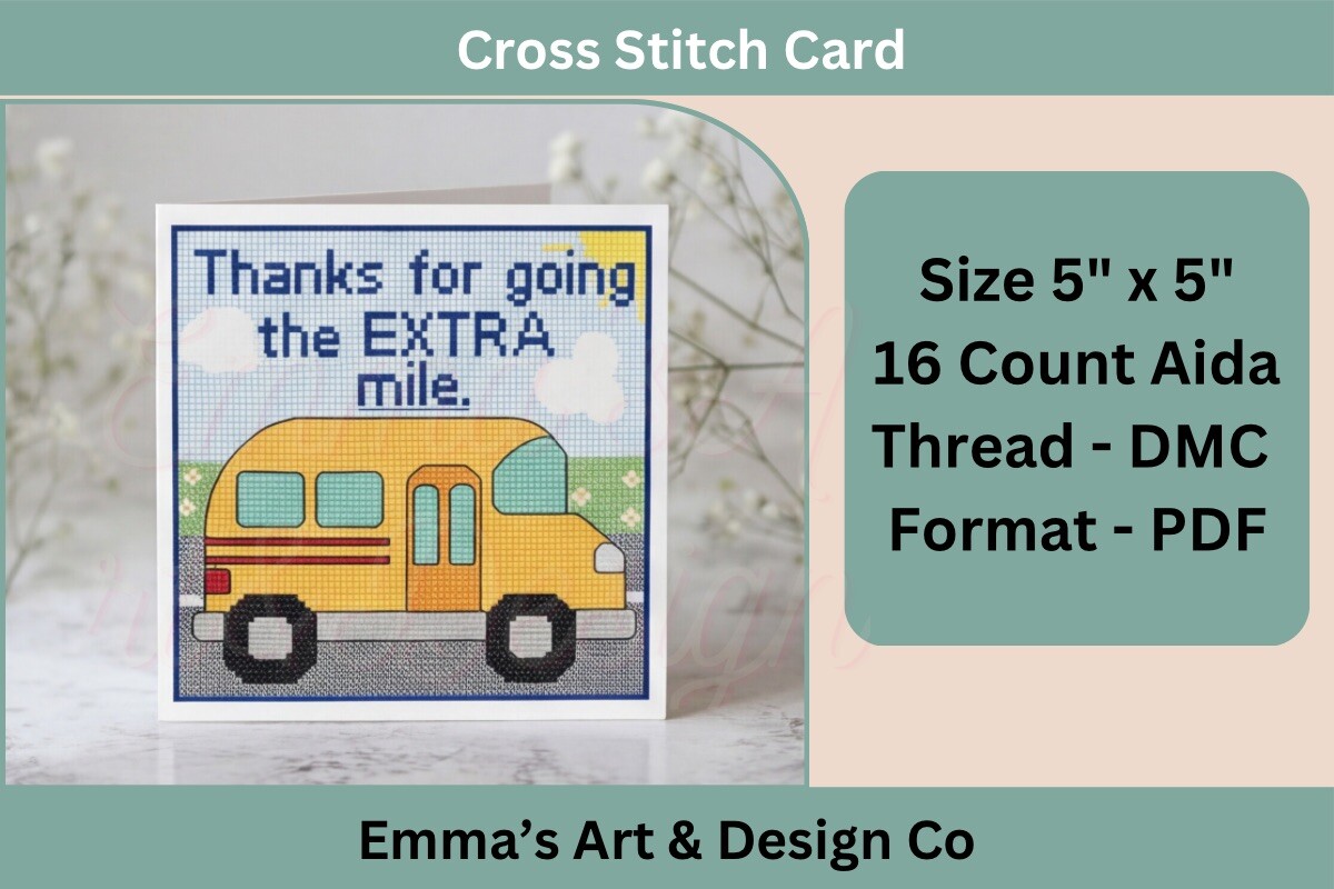 School Bus Driver Thank You Card