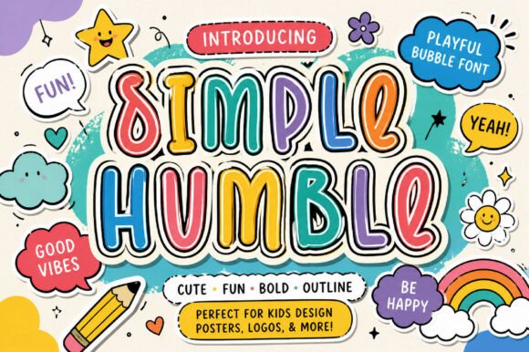 Simple Humble Display Font By Wow Magic