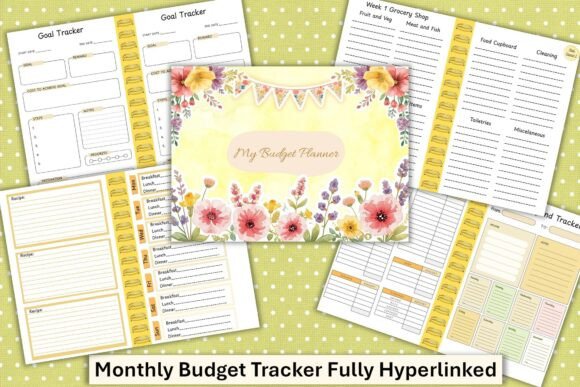 Sumer Budget Planner Fully Hyperlinked