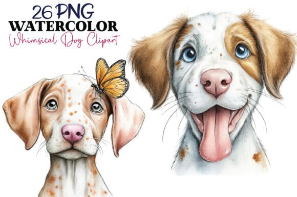 whimsical dog clipart 8 svg for cricut boho framed wall art dog mom gifts