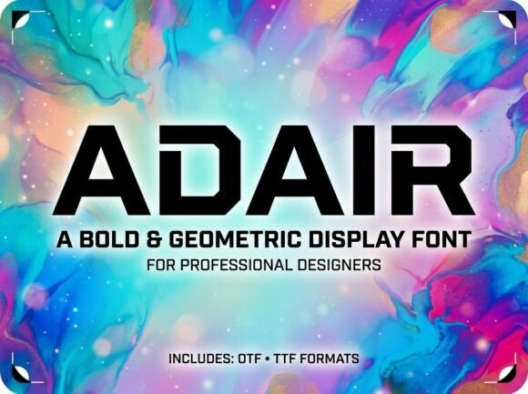 Adair Font - Preview 3