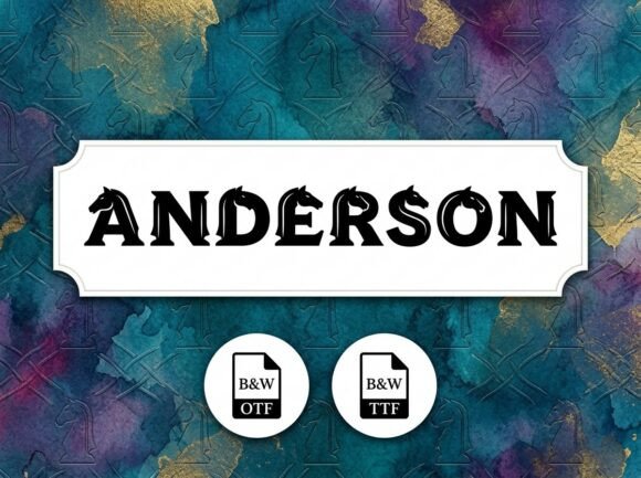 Anderson Font - Preview 3
