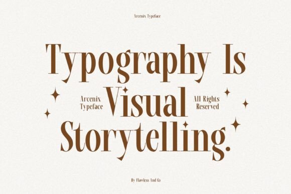 Arcenix Font - Preview 2