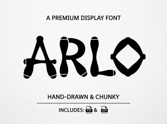 Arlo Font - Preview 1