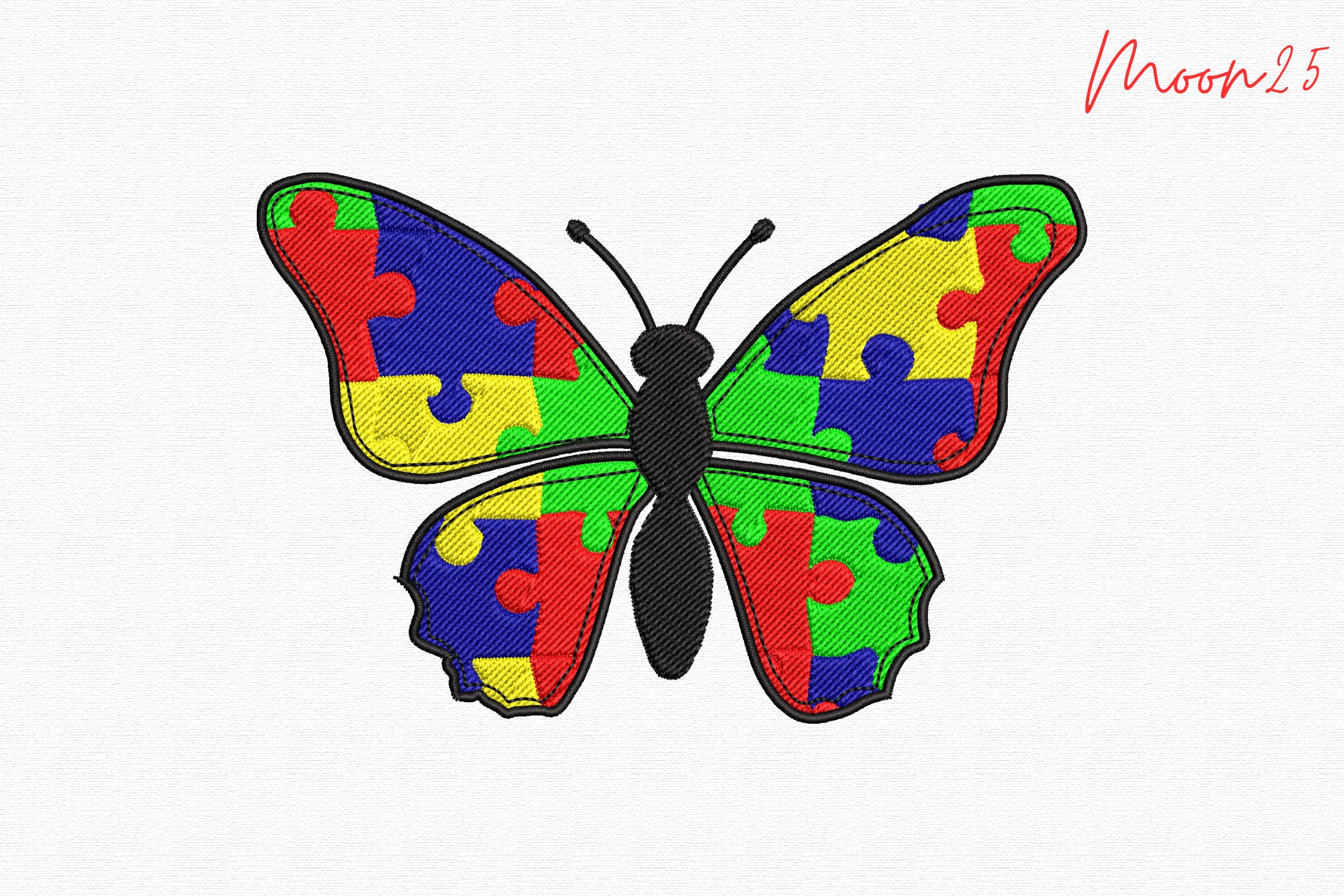 Autism Puzzle Butterfly