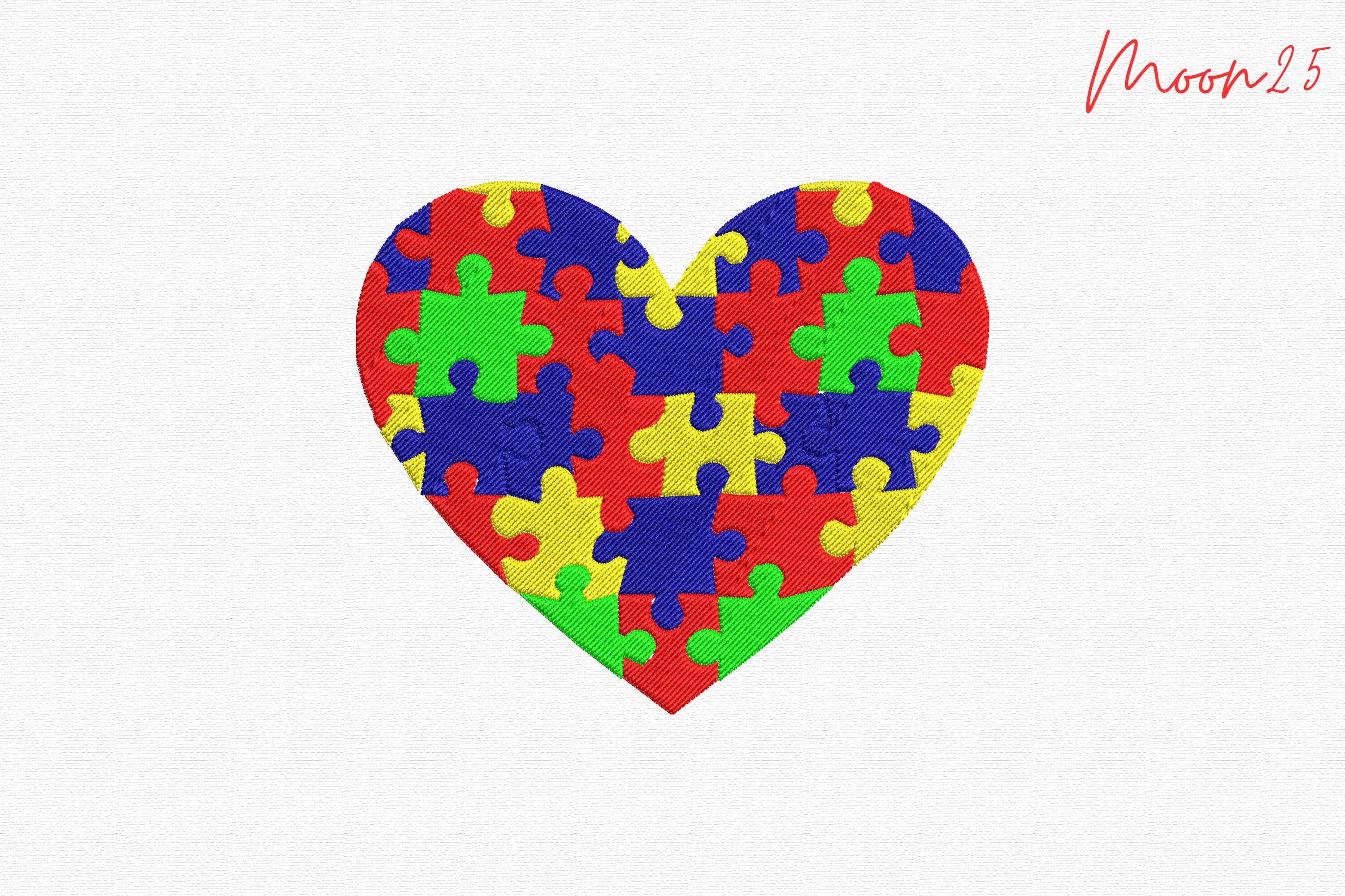 Autism Puzzle Heart