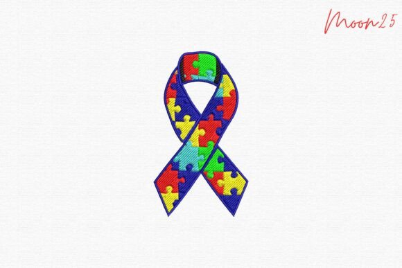 Autism Puzzle Ribbon
