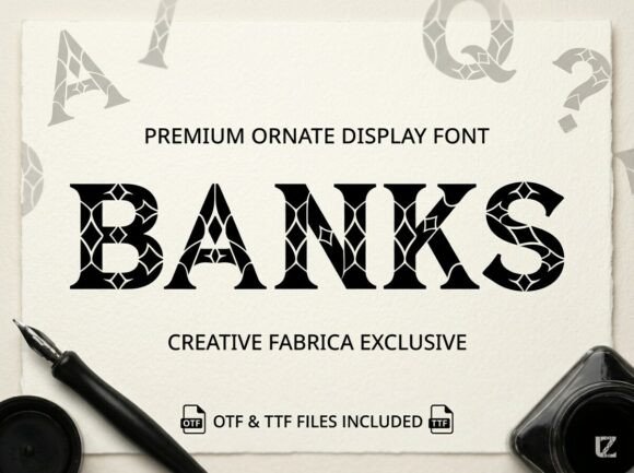 Banks Font - Preview 1