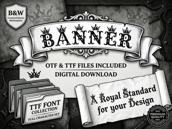 Banner Font - Preview 1