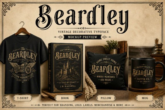 Beardley Font - Preview 1