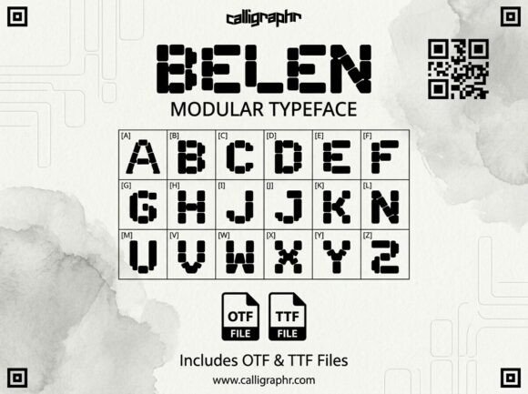 Belen Font PNG with transparent background - Preview 1