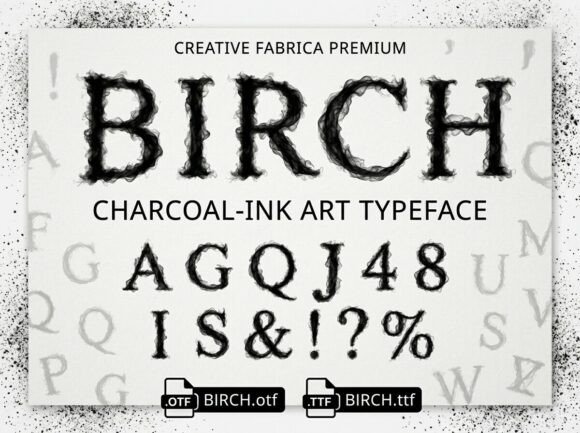 Birch Font - Preview 1