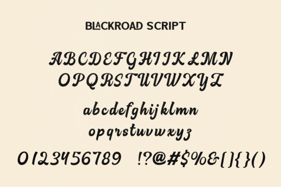 Blackroad Font - Preview 4