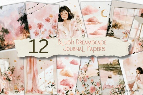 Blush Dreamscape Journal Paper Vol 1