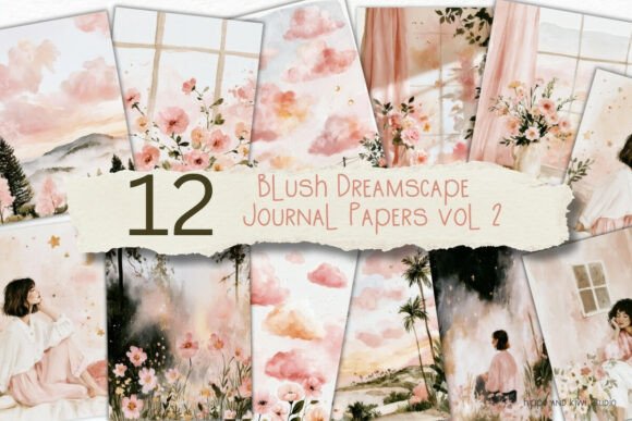 Blush Dreamscape Journal Paper Vol 2