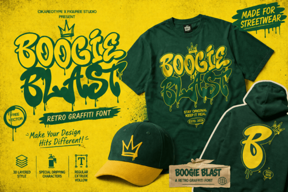 Boogie Blast Font - Preview 2
