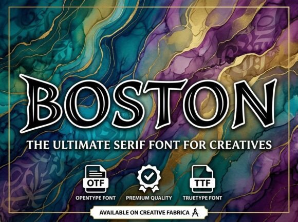 Boston Font - Preview 2
