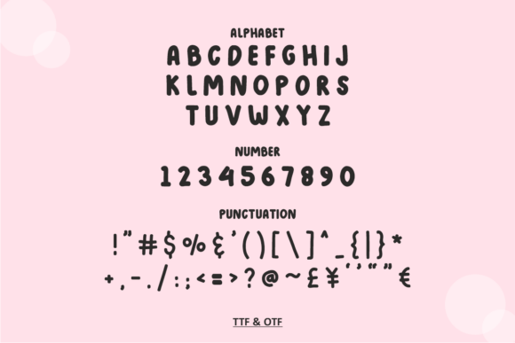 Bouncy Bubble Font - Preview 3