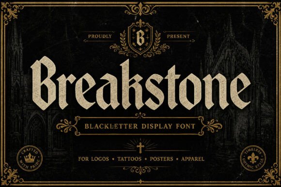 Breakstone Font - Preview 1