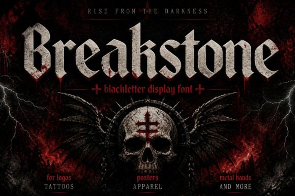 Breakstone Font - Preview 2