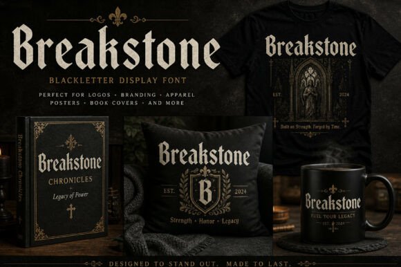 Breakstone Font - Preview 4