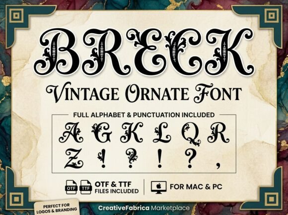 Breck Font - Preview 2