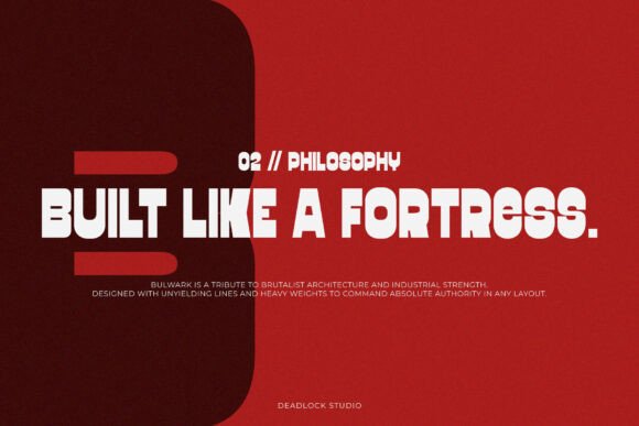Bulwark Font - Preview 1