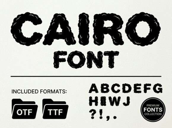 Cairo Font - Preview 1