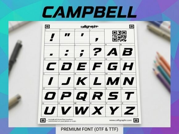 Campbell Font - Preview 3