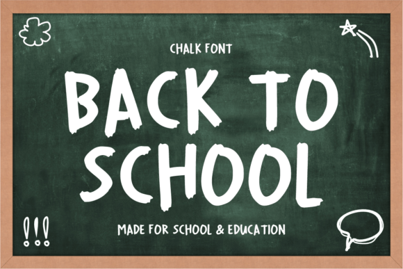 Cheerful Chalk Font - Preview 1