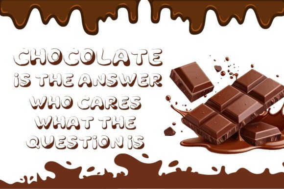 Choco Roli Font PNG with transparent background - Preview 2