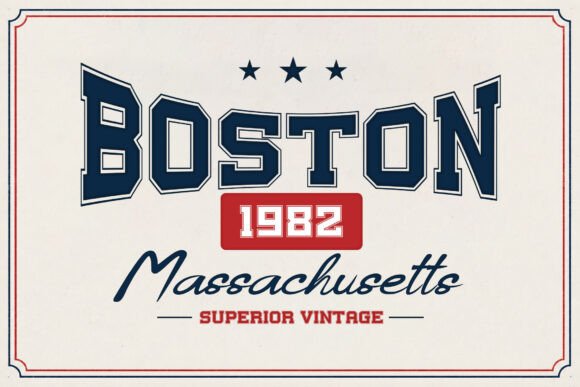 College Crest Font - Preview 2