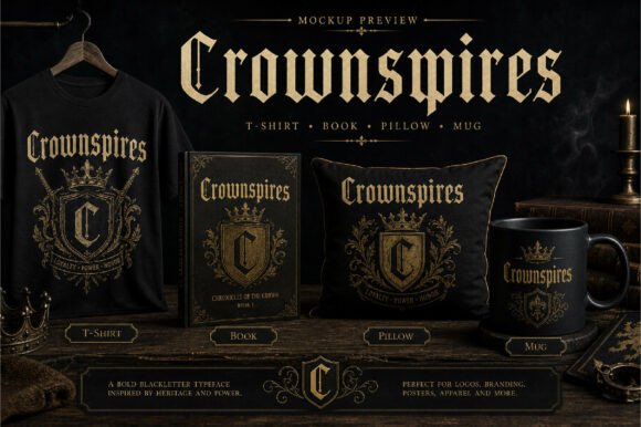 Crownspires Font - Preview 2