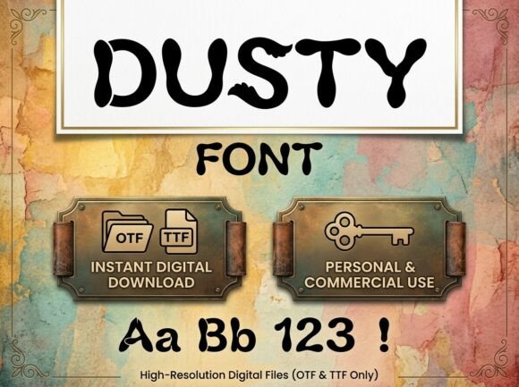 Dusty Font - Preview 1