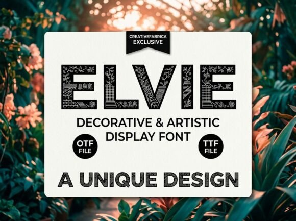 Elvie Font - Preview 1