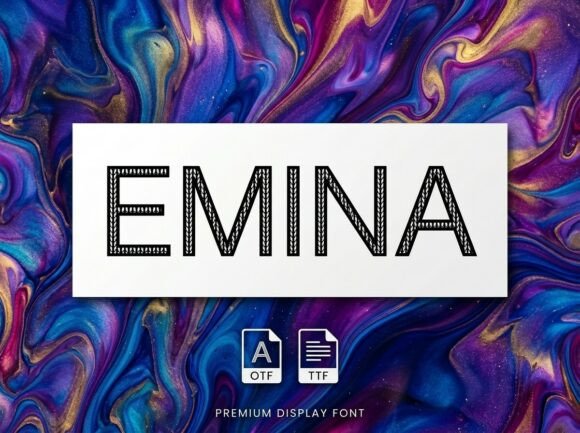 Emina Font - Preview 1