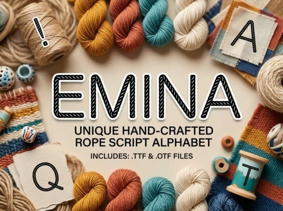 Emina Font - Preview 2
