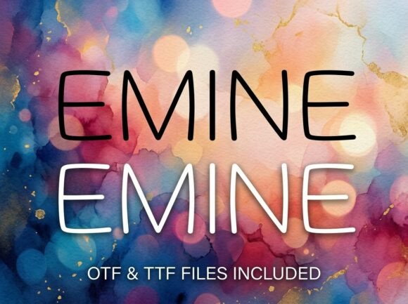 Emine Font - Preview 2