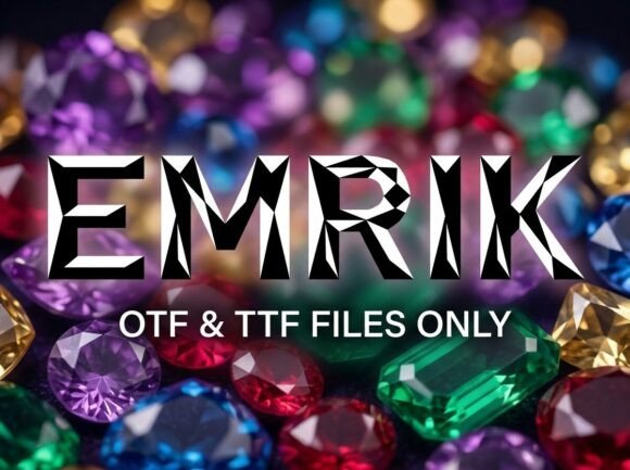 Emrik Font PNG with transparent background - Preview 4