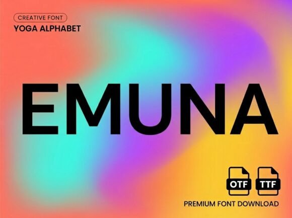 Emuna Font - Preview 2