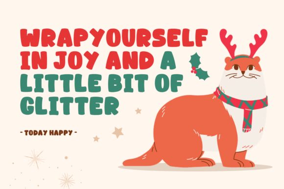 First Christmas Font - Preview 2