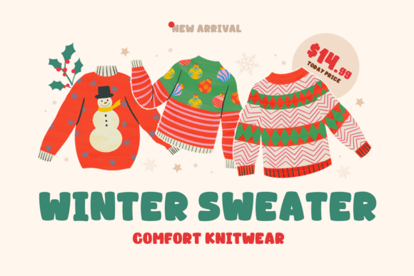 First Christmas Font - Preview 3