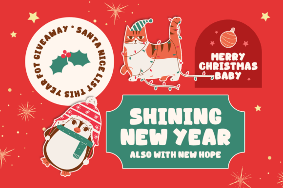 First Christmas Font - Preview 5