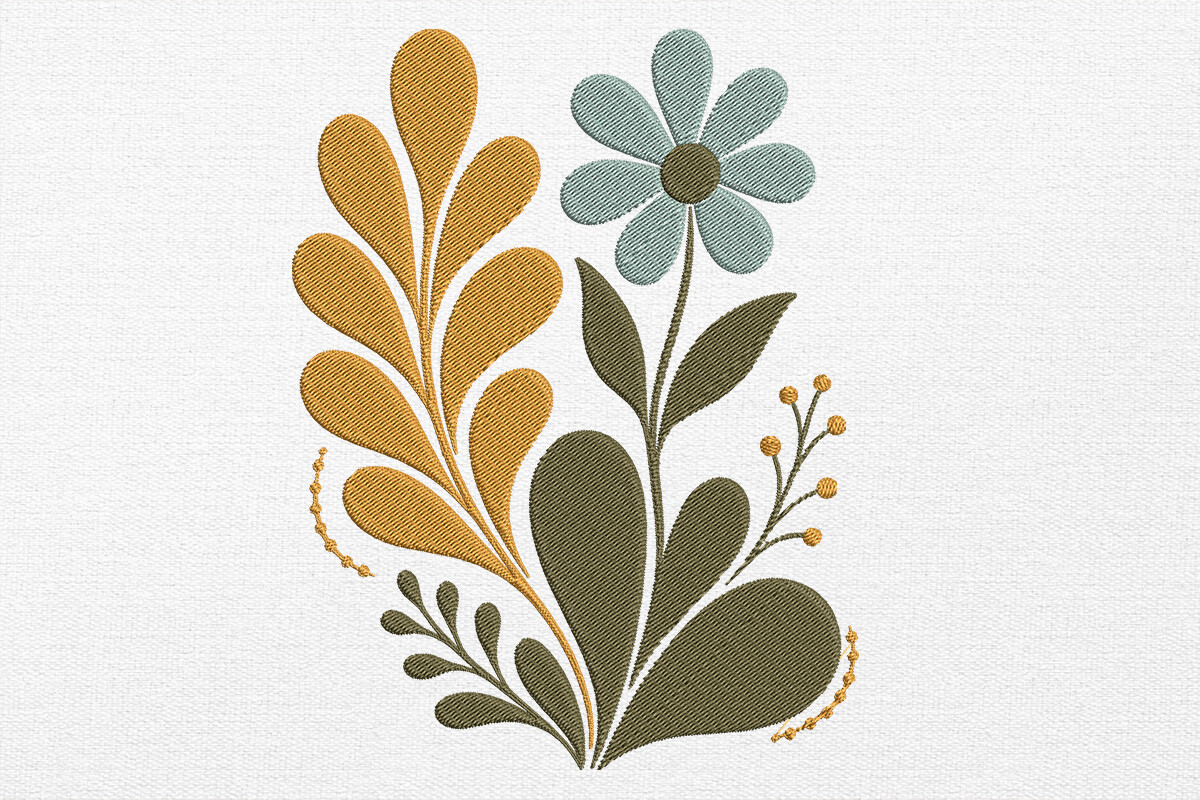 Floral Embroidery Design