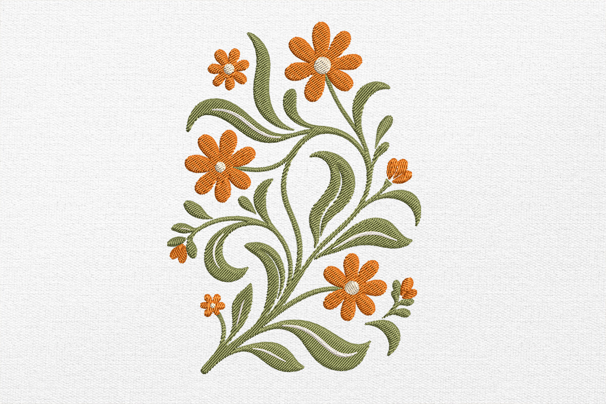 Floral Embroidery Design