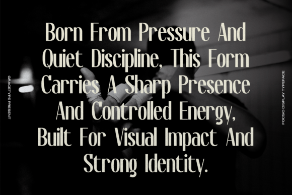 Focsio Font font preview - 4