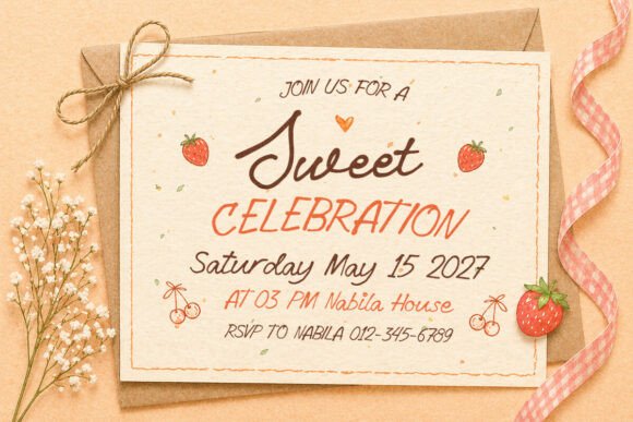 Golden Crumbs Font PNG with transparent background - Preview 1
