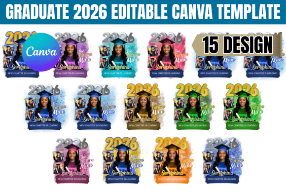 Graduate 2026 Editable Canva Template Graphic Print Templates By Gfx Shaown