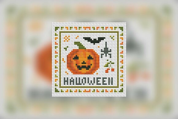 Halloween Cross Stitch Pattern PDF
